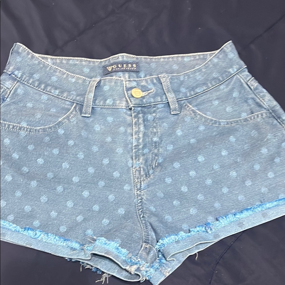 Guess Blue Denim Women's Shorts